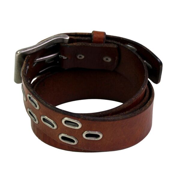 B.A.D. BROWN GENUINE LEATHER 1 3/8"Wd DRESS CASUAL MEN'S BELT Size 36 (*19 - Picture 4 of 13